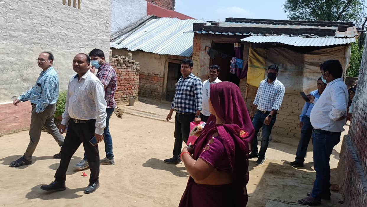 Health department team reached Sidharijot village