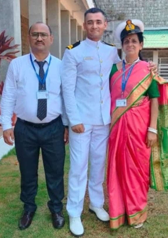 Pakaj became Office in Navy.