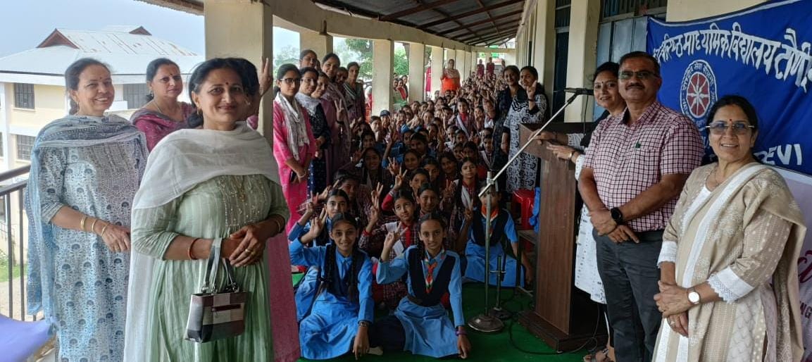 Aware about menstrual hygiene