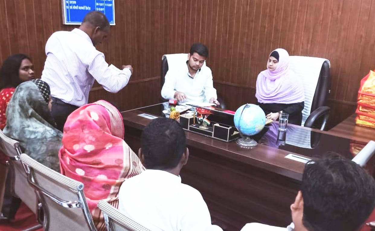 President of Nagar Panchayat Tulsipur and Pachpedwa took charge
