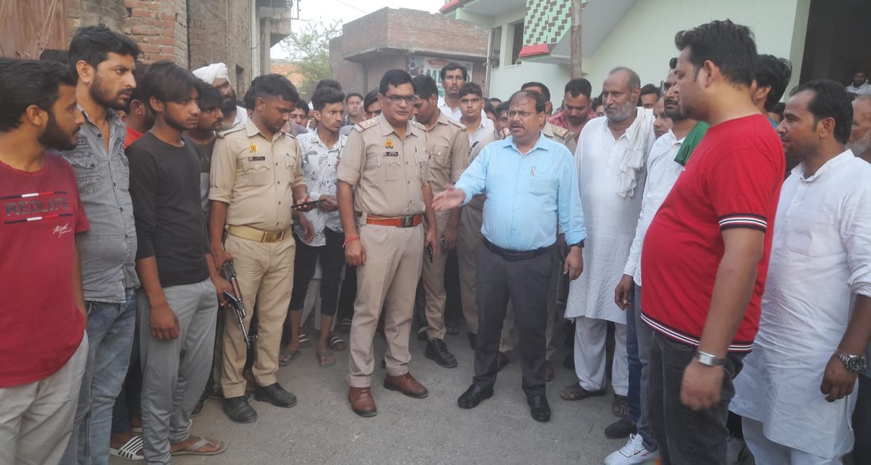 Uproar over the death of a girl in a road accident