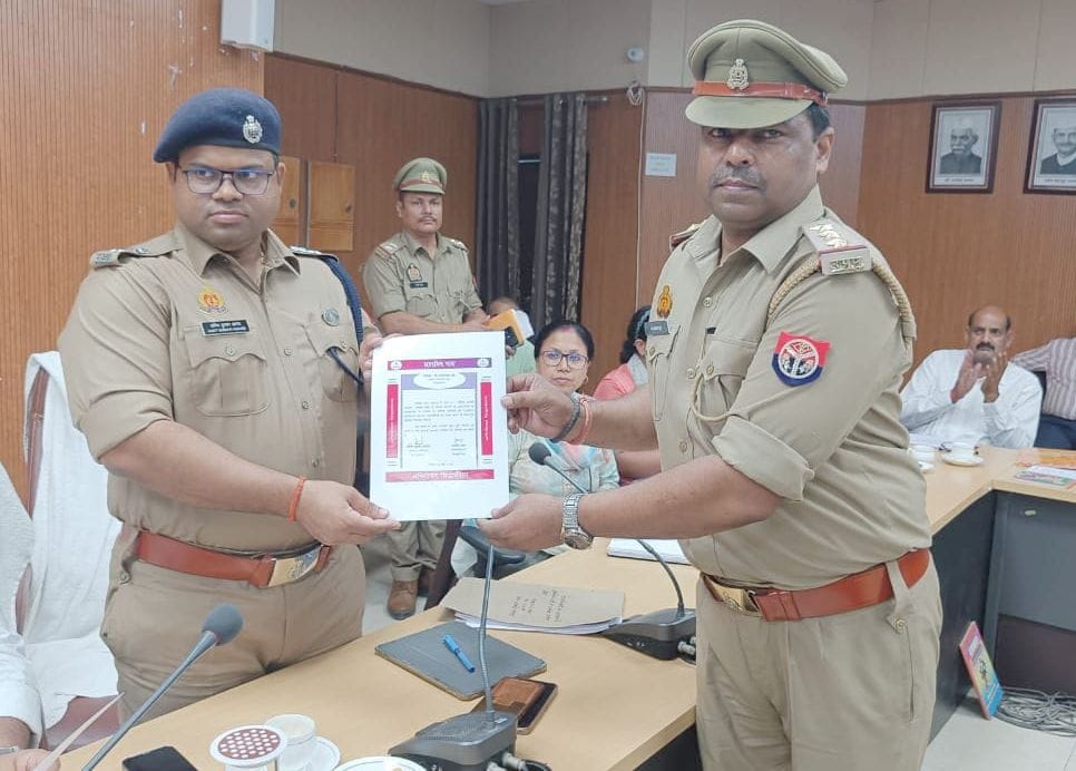 Inspector JP Dubey honored for excellent work