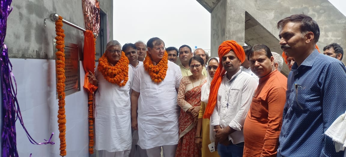 Rajya Sabha members Ramchandra Jangra, Shamsher Kharkra