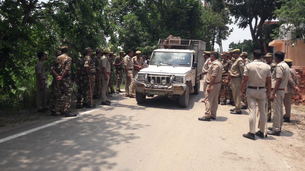 Police put blockades at various places regarding Roni Harjipur Mahapanchayat