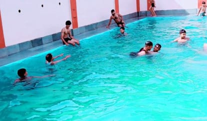 Illegal swimming pool running in city without standard