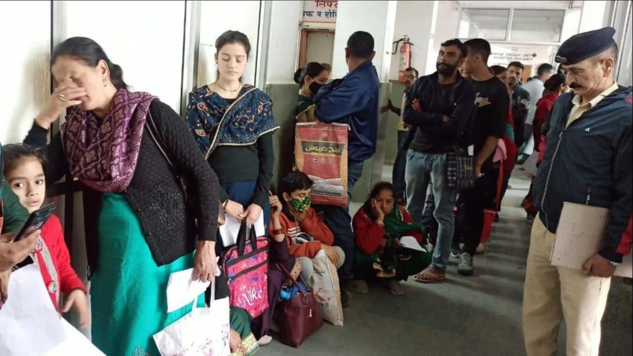 Patients kept getting hit even on the fifth day in the medical college