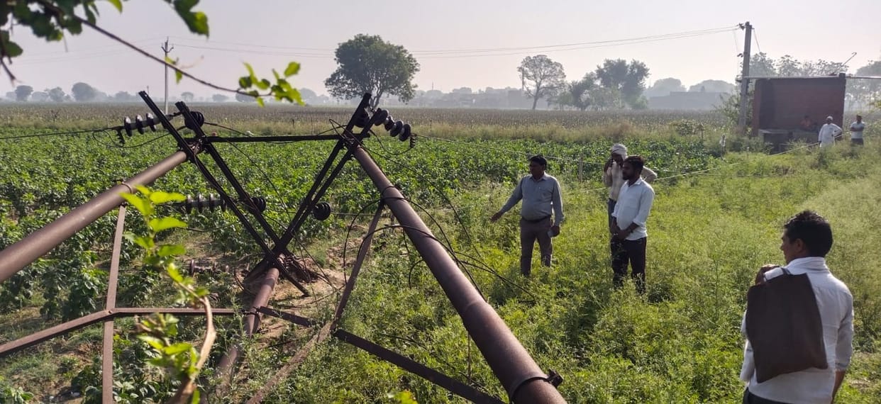 Electricity system faltered in storm and rain, supply stalled
