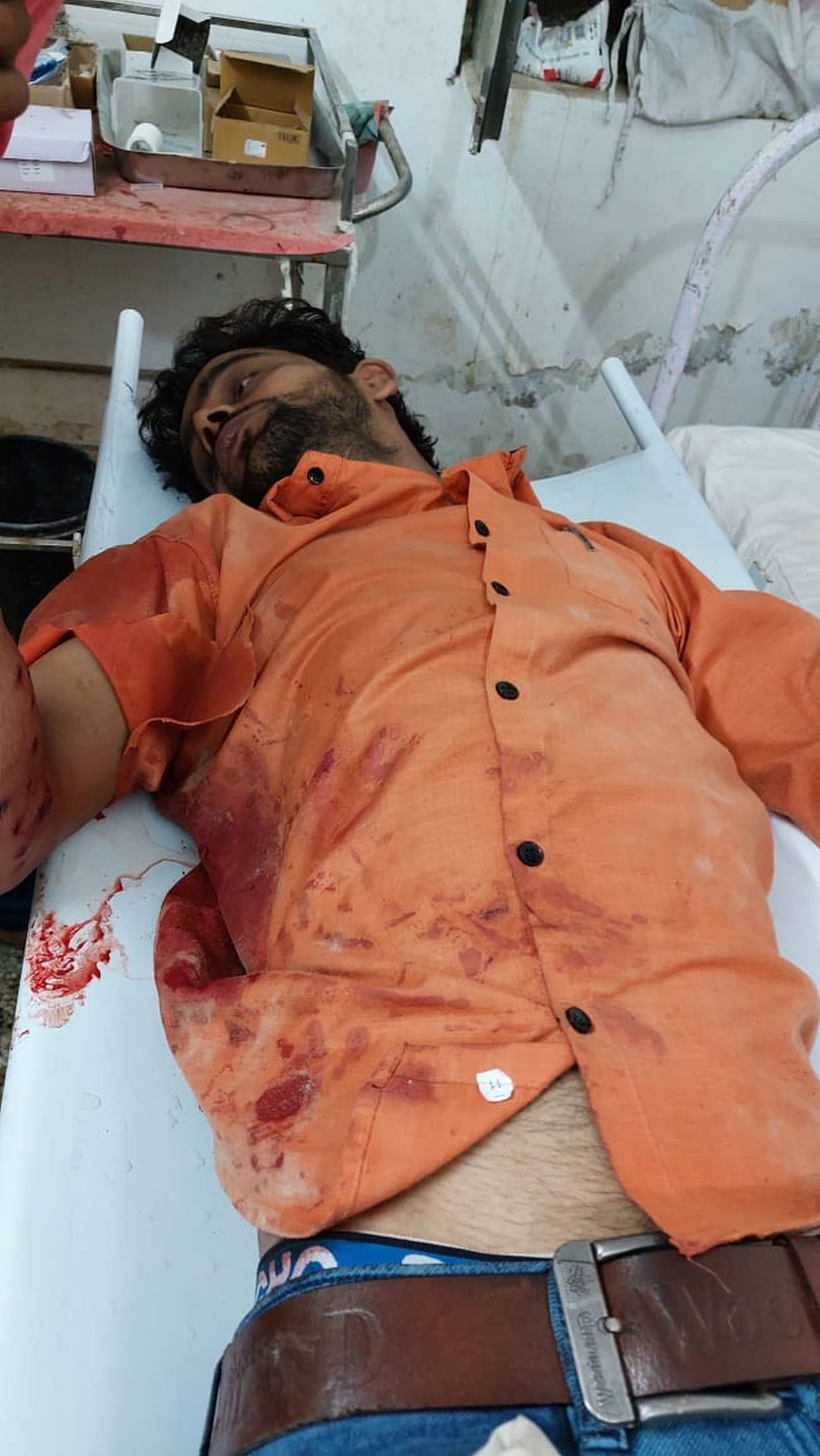 Miscreants shot the man
