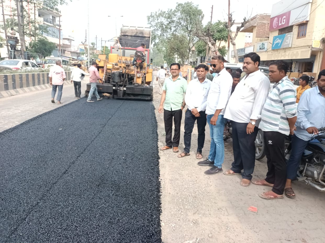 Lonivi reconstructed Ambala road, got rid of potholes