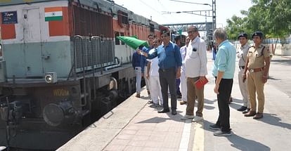 First train leaves from Hisar for Tirupati Balaji Dham