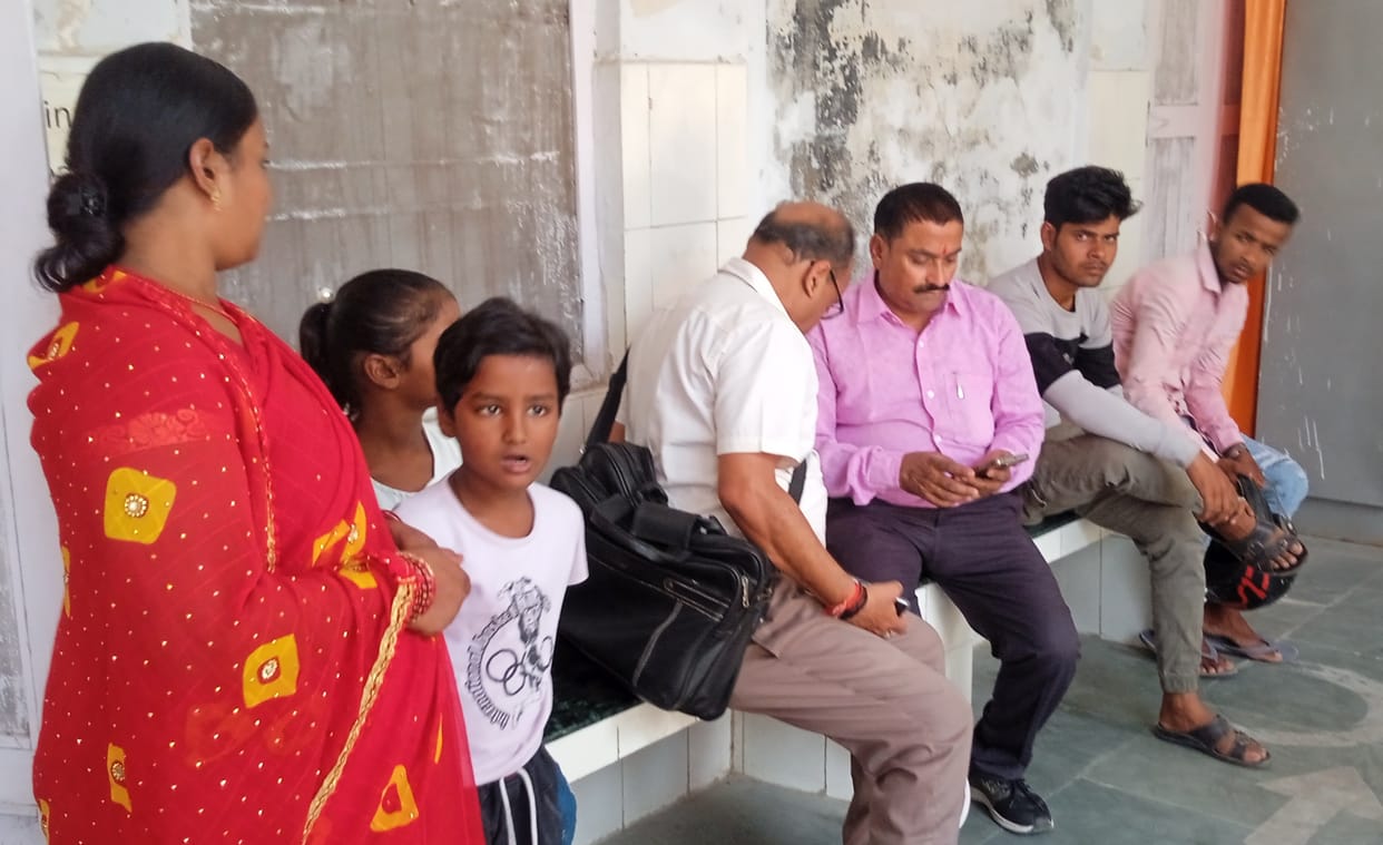 Children suffering from dehydration due to rising heat
