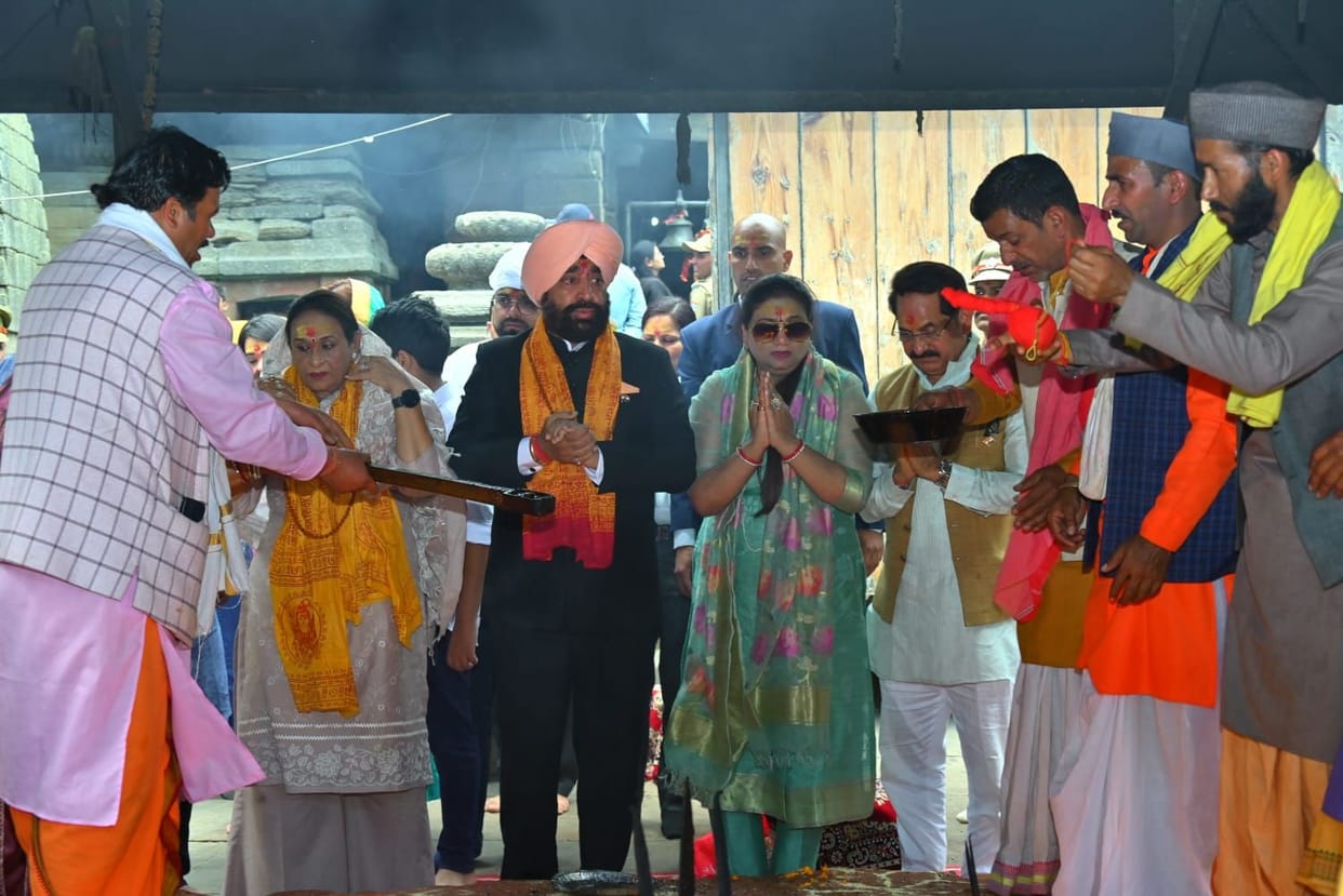 Governor Gurmeet singh in Almora
