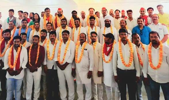 Newly elected body president and member honored