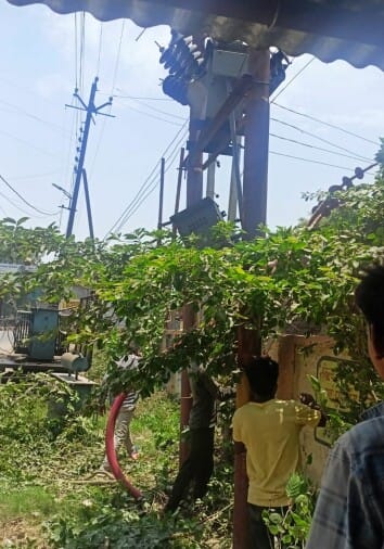 Power supply stalled for three hours due to pruning of roadside trees