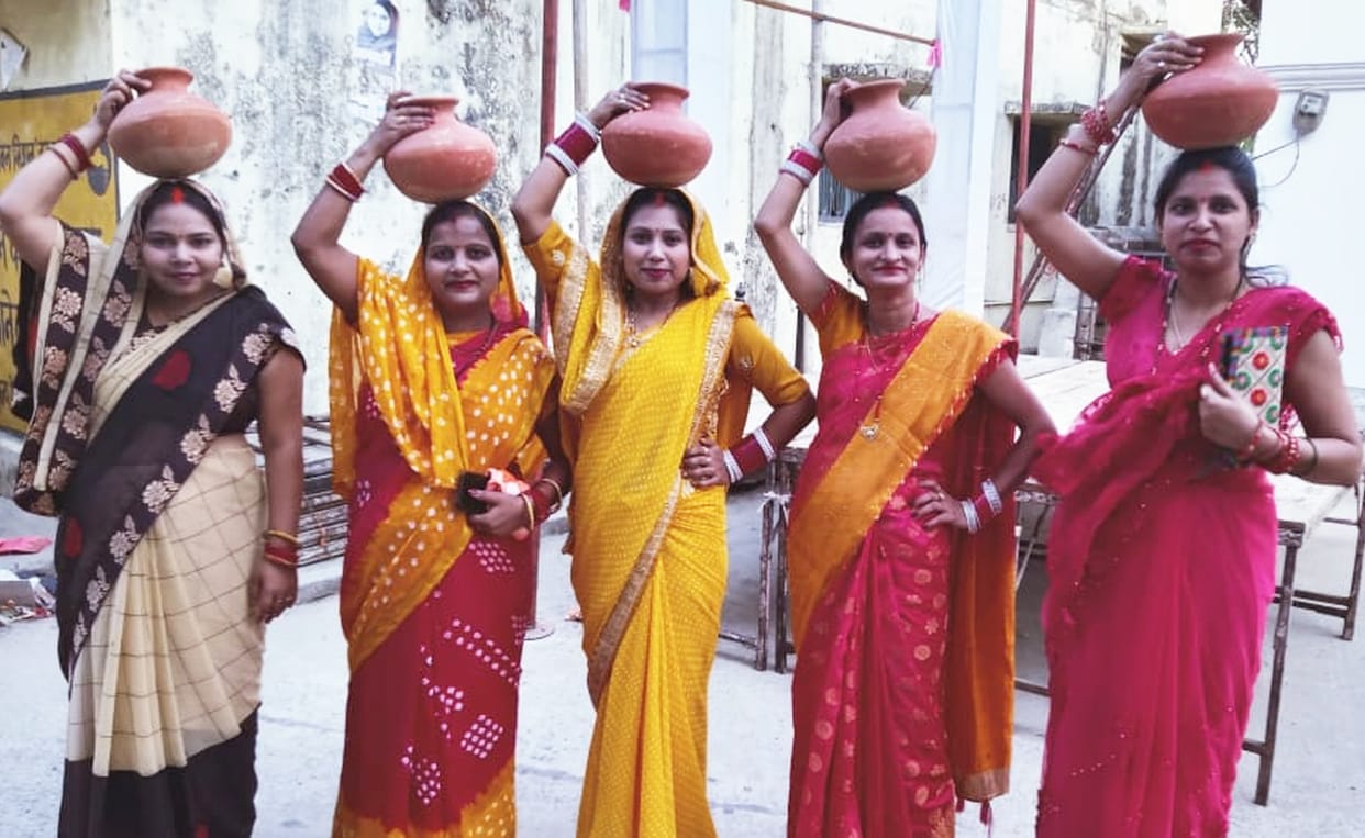 Shrimad Bhagwat Katha begins with Kalash Yatra