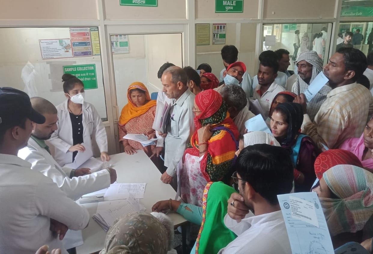 Beneficiaries associated with Nirogi Yojana will not have to come to civil hospital for examination