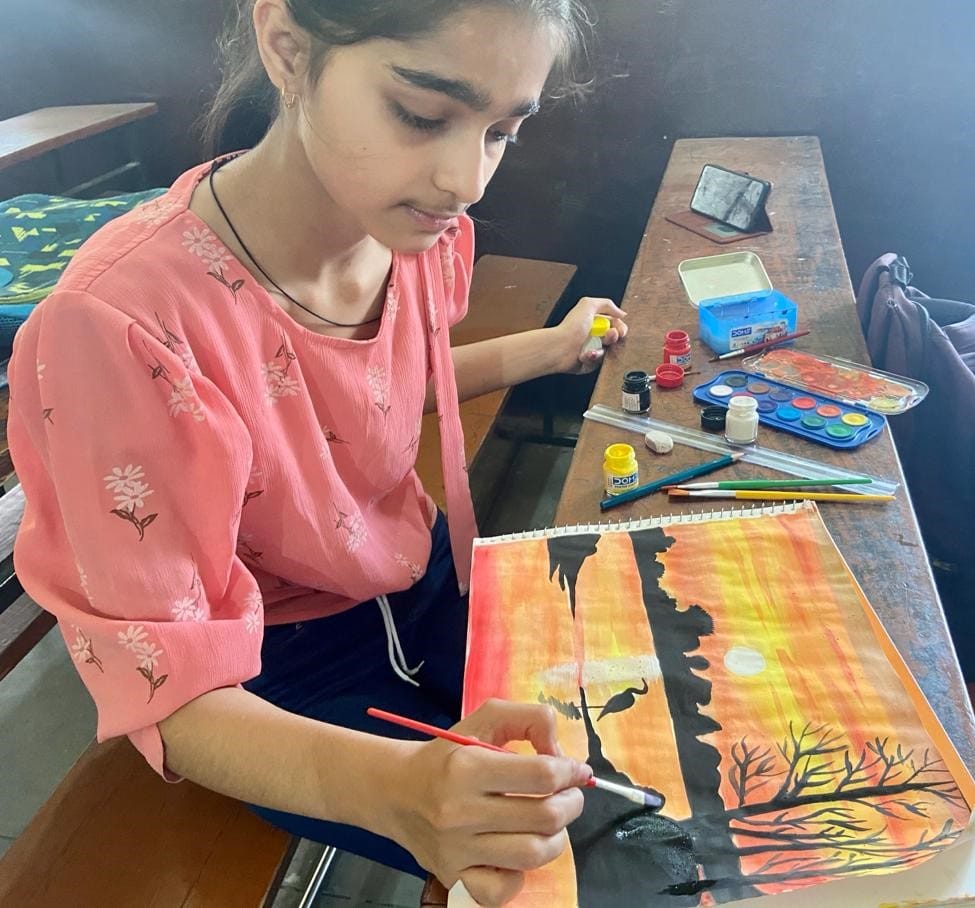 Visual arts enliven the learning environment