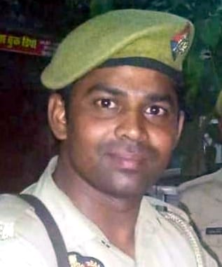 Bulandshahr resident constable died in a road accident