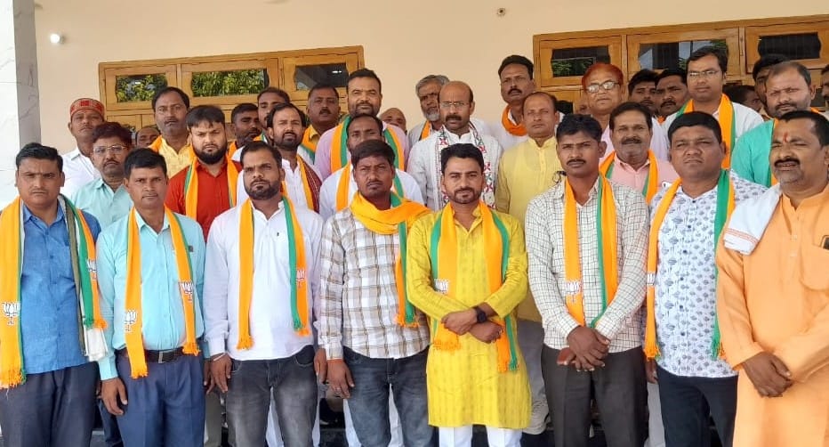 Newly elected nine ward members took membership of BJP