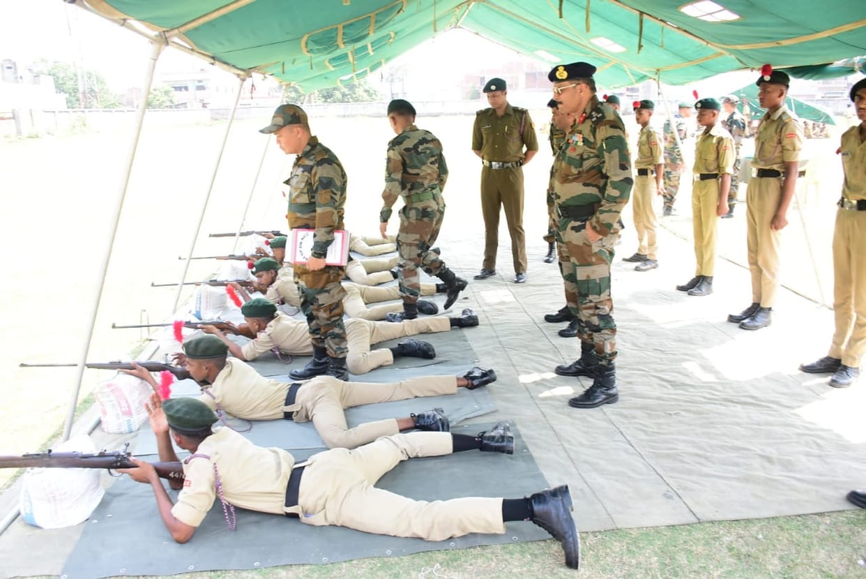 ncc cadet training camp