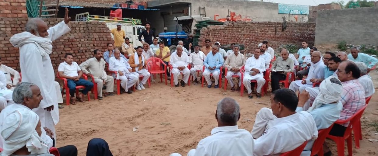 50 member village improvement committee meeting held in Chang