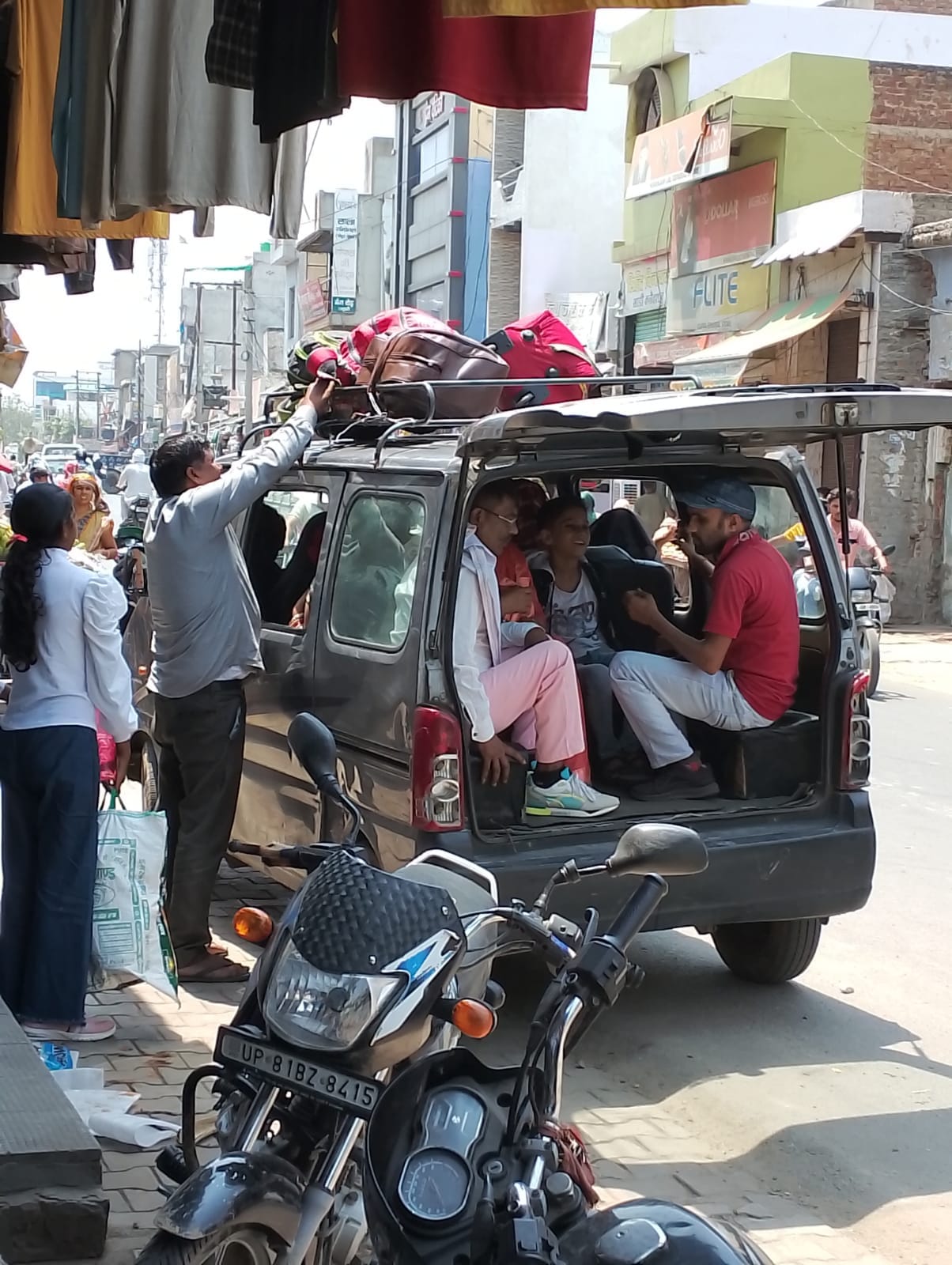Daggemar drivers base in front of petrol pump
