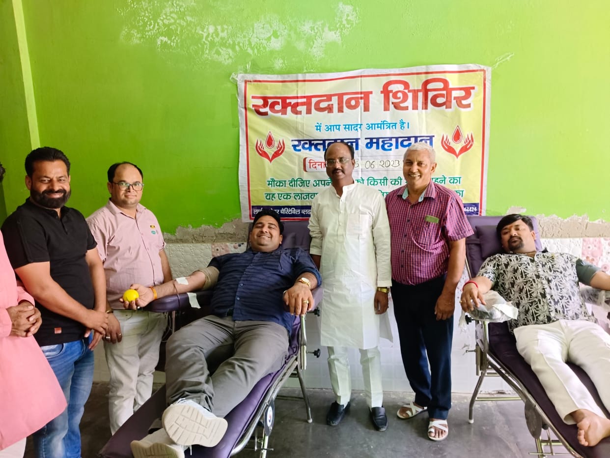 Donated 40 units of blood on Chief Minister's birthday