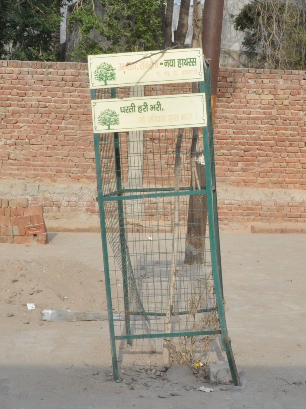 Lots of greenery on paper, wherever you look on the ground there is empty space