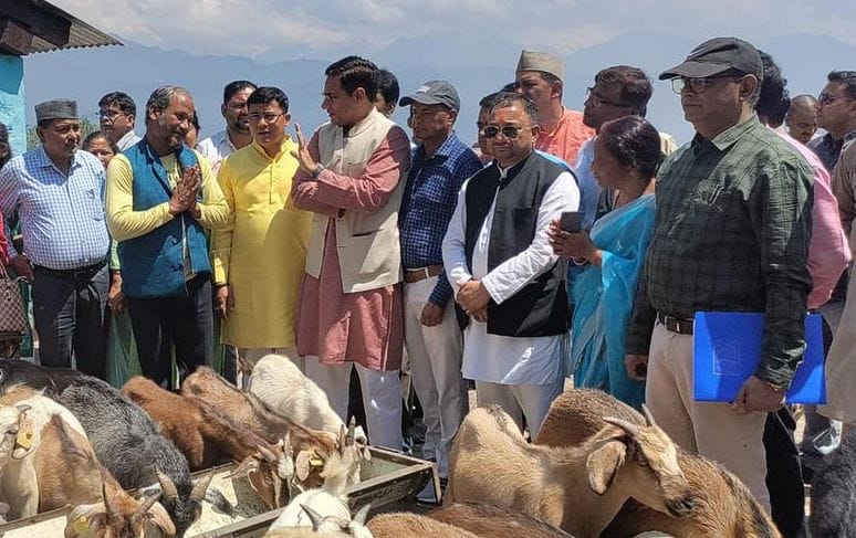 Minister Saurabh Bahuguna in Bageshwar