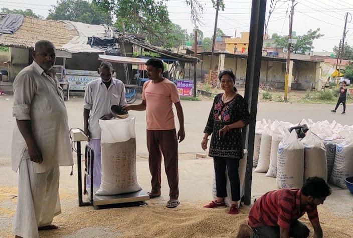 Purchase of wheat at purchase centers faltering from the market price