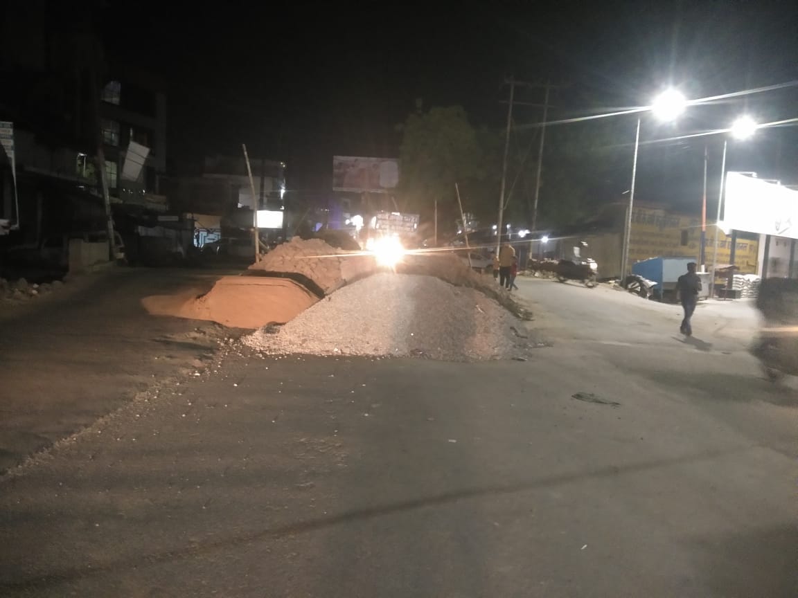 The drain overflowed due to the construction of a culvert ... Waterlogging in the localities