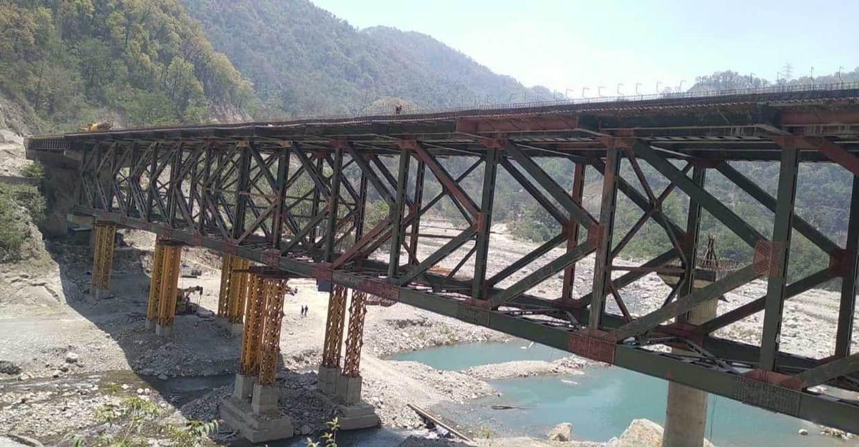 Chalthi's bridge on NH is now just two months away, lying linter
