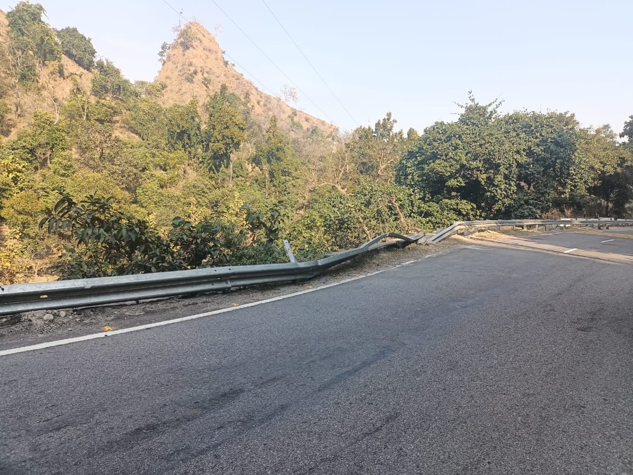 Traveling on the roads of the district is not free from danger