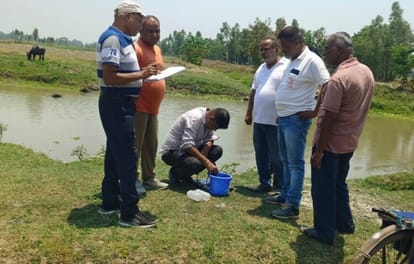 Scientists roamed 20 km on the banks of Gomti