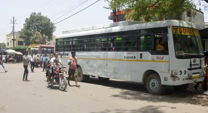 Daggamar bus network parallel to roadways buses