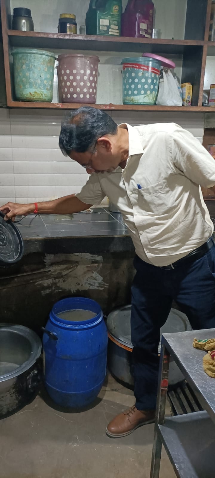 Health department team filled four samples from Panj Tara Hotel