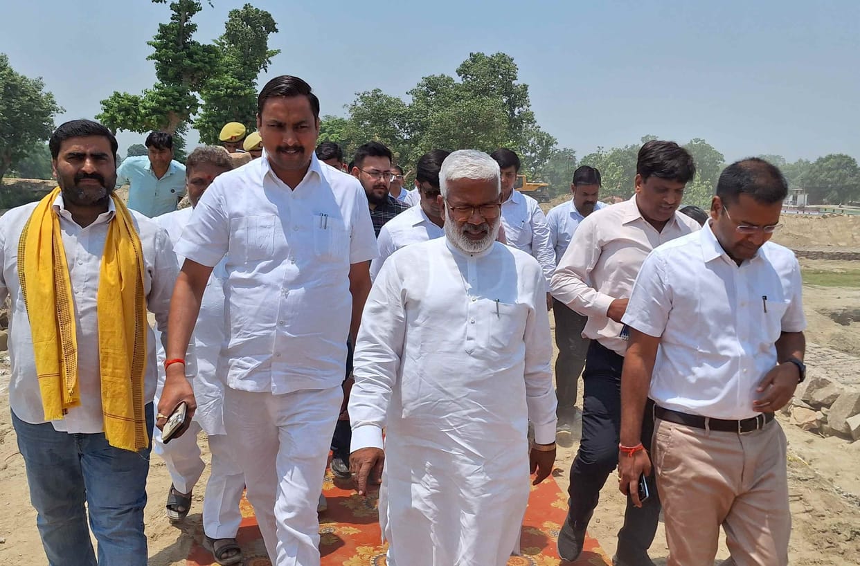 jalshakti minster inspected chhitauni dam