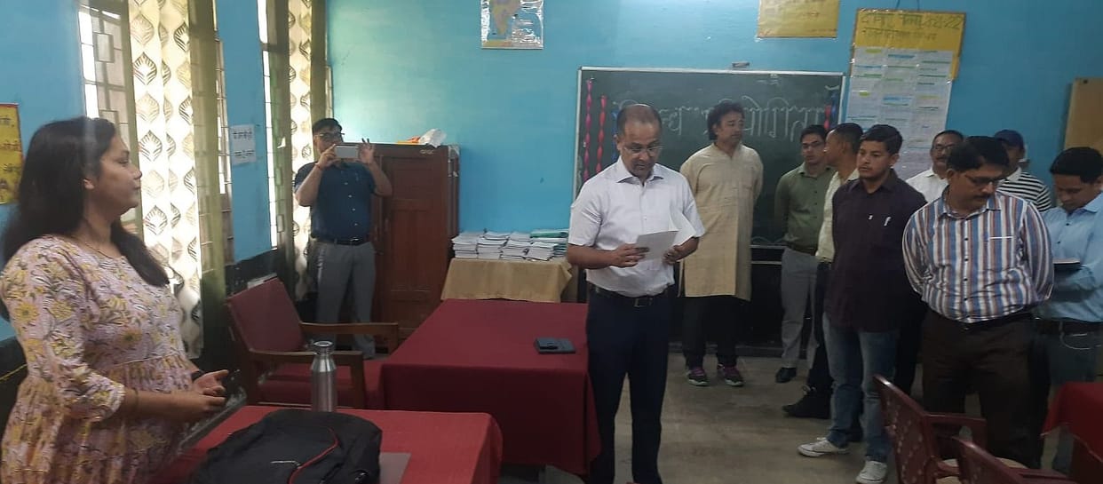 Higher Education Secretary Shailesh inspected the campus