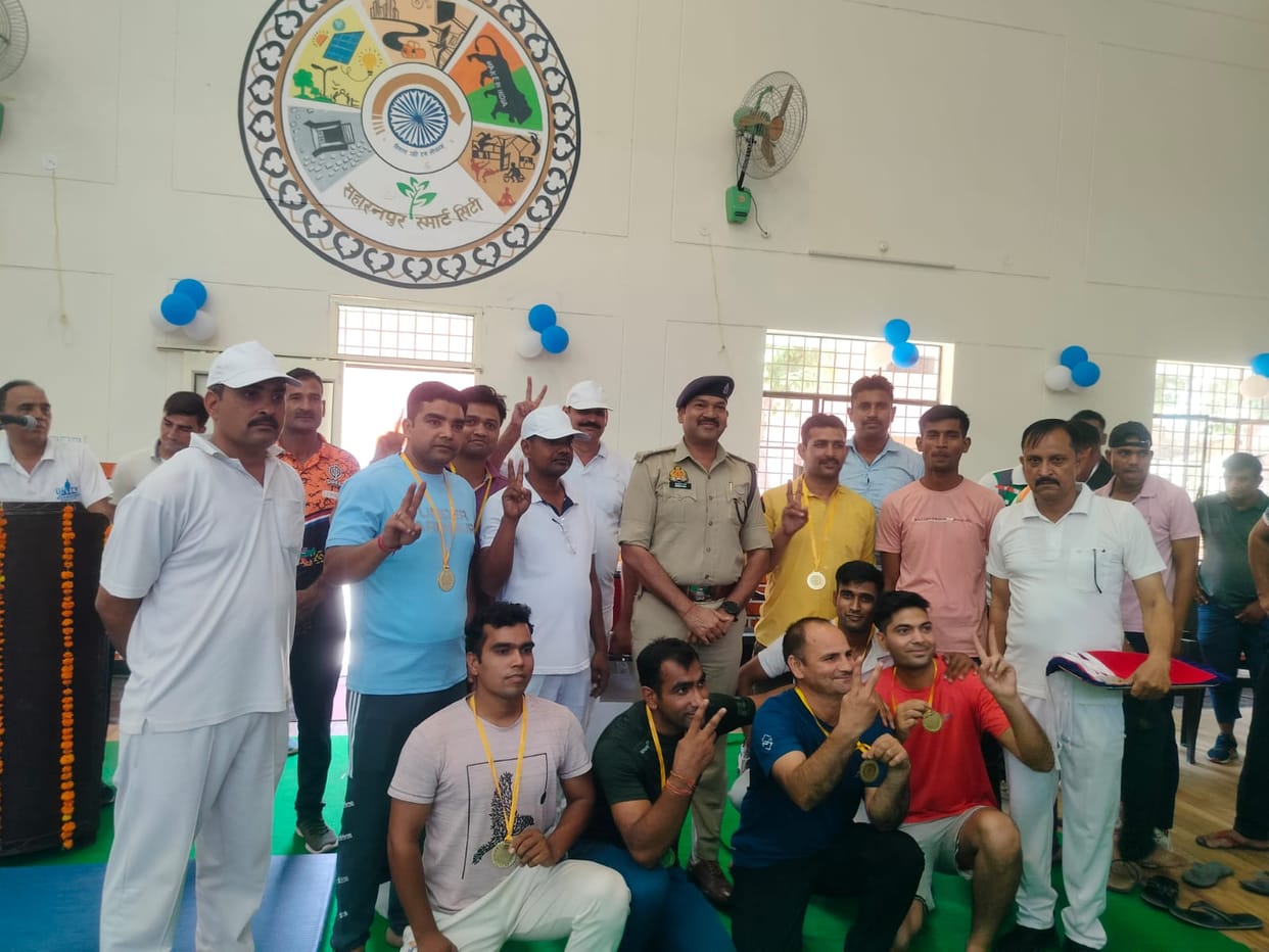 Players showed stamina in police sports competition
