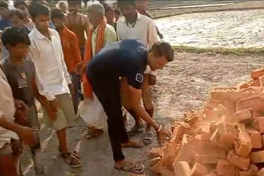 Villagers agitated over non-standard school construction