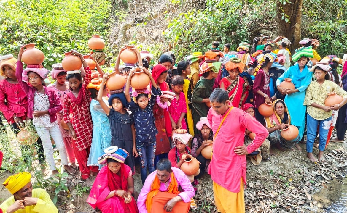 The program of consecration of the temple started with Kalash Yatra