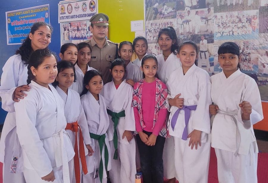 Winner of state level karate competition honored