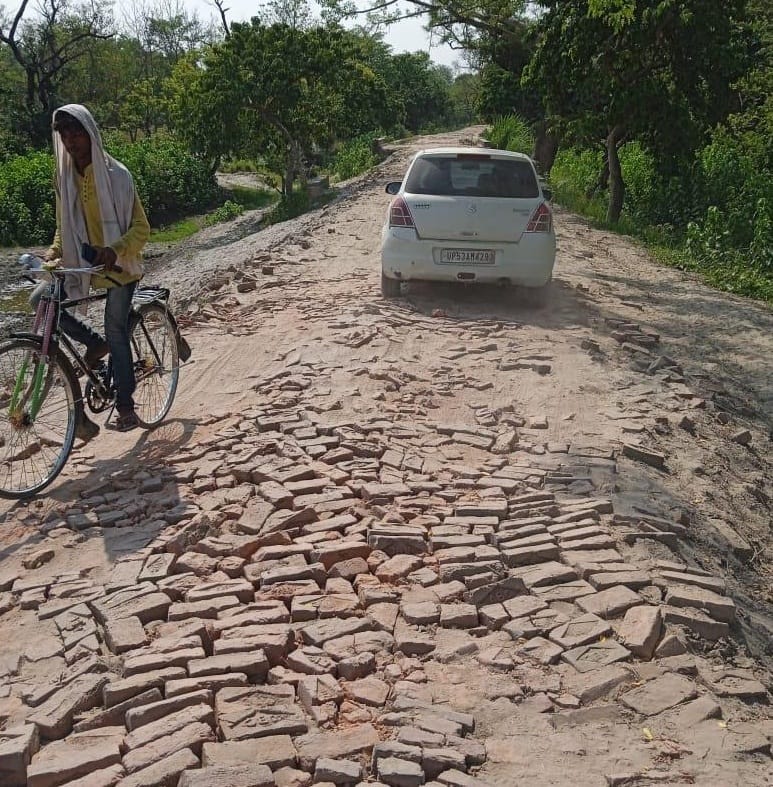 40 lakhs spent on the road