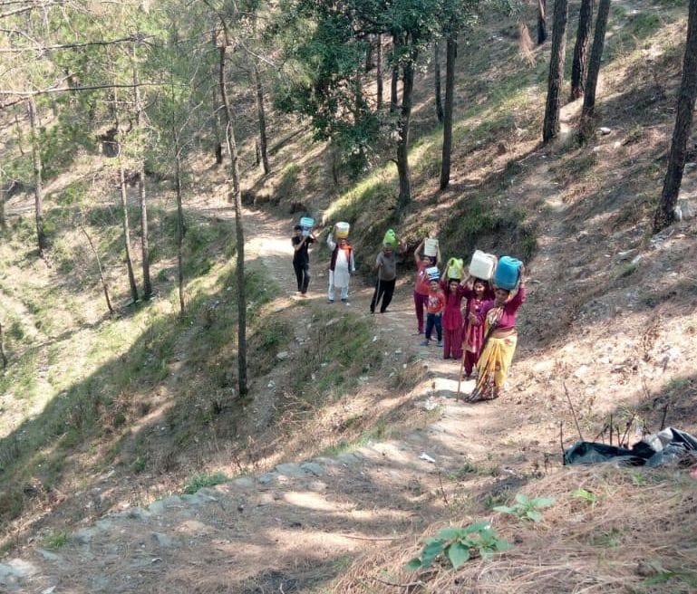 Less Water Supply in Almora