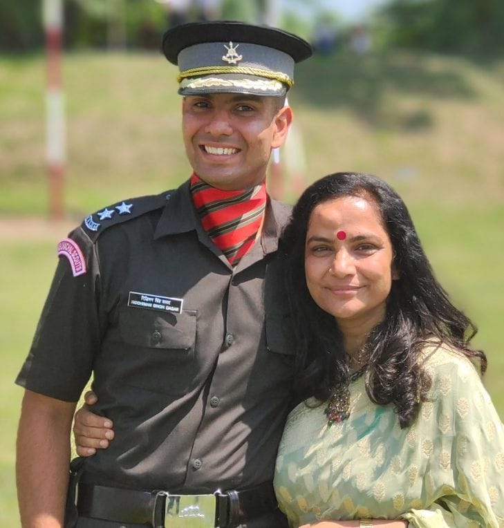 Wriddhiman Dagar became lieutenant