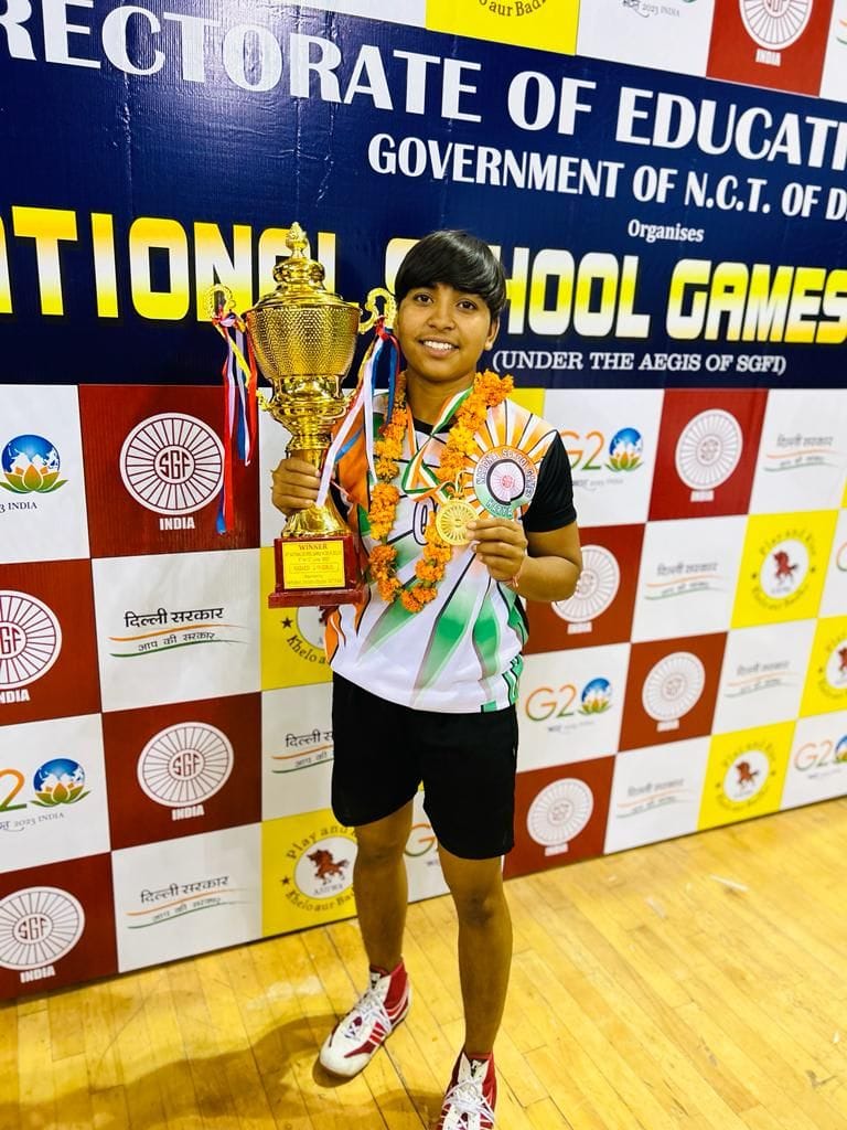 Bhiwani Rohilla's Kiran and Khasa Mahajan's Sunita won gold medal in Kabaddi