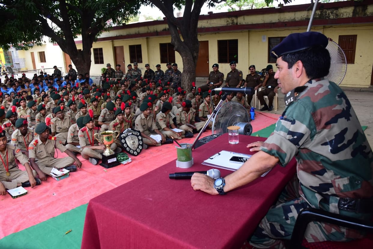 ncc cadets training camp