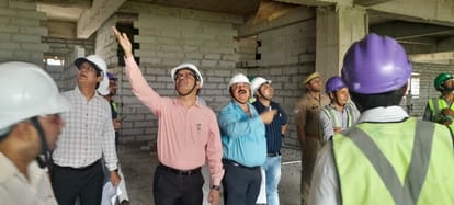 Incomplete work found in under-construction medical college, expressed displeasure