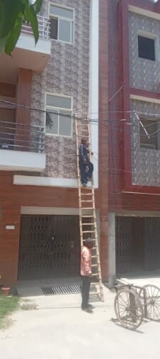 Bunch line burnt due to overloading, people lament in the heat