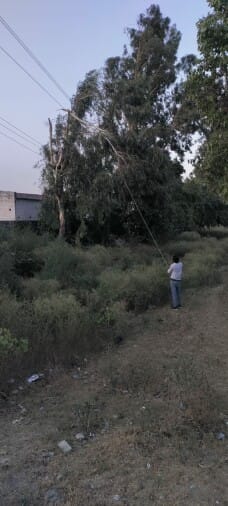 Durga Enclave's bunch line burnt again due to overloading, people yearn for water